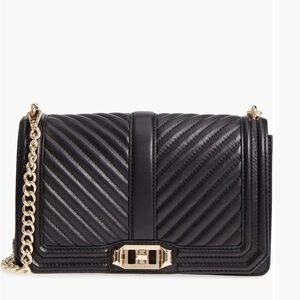 Rebecca Minkoff Love Chevron Quilted Crossbody Bag - NWT